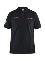 Team Sunweb 2019 Polo Pique Black, Craft, Maat 48/50 (M), Zwart, Nieuw