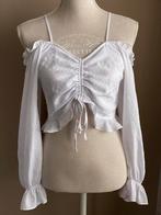 Z.G.A.N. Dames top bloesje wit maat 36 S van H&M, H&M, Wit, Ophalen of Verzenden, Zo goed als nieuw