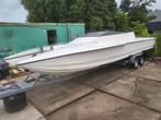 Cougar sportcat casco met trailer, Watersport en Boten, Ophalen, Gebruikt, Binnenboordmotor, Polyester