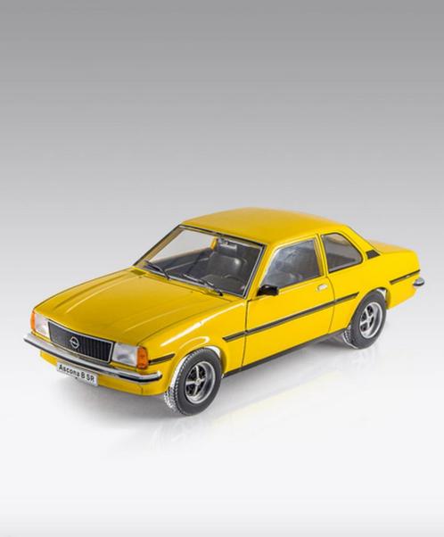 Opel Ascona B SR geel schaal 1/24 Coches OPEL, Hobby en Vrije tijd, Modelauto's | 1:24, Nieuw, Auto, Overige merken, Verzenden