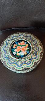 Vintage Koekblik met Bloemen, Antiek en Kunst, Ophalen