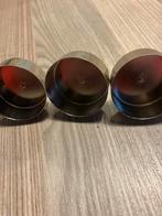Set van 3 metalen waxinelichtjes houders, Ophalen, Gebruikt