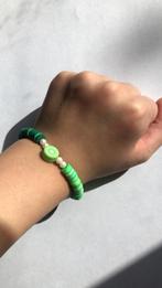 Kiwi Armband - Handgemaakt, Kunststof of Plastic, Nieuw, Ophalen of Verzenden, Met bedels of kralen