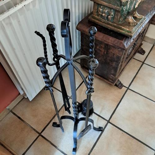 Haardstel met kleine Blaasbalg, Antiek en Kunst, Antiek | Woonaccessoires, Ophalen of Verzenden