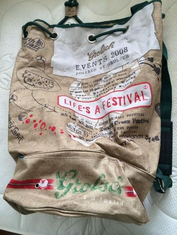 Grolsch Weekendtas / Duffle Bag Festival Events 2008 ZGAN! beschikbaar voor biedingen