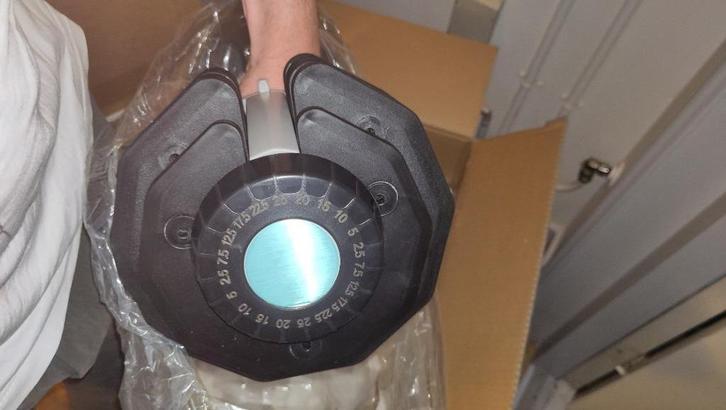 Dumbbells (nieuw in doos) VERSTELBAAR, Sport en Fitness, Fitnessmaterialen, Nieuw, Dumbbell, Armen, Borst, Ophalen