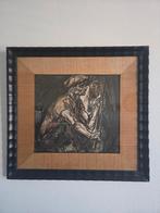 Jan Toorop - De Mijnwerker (iconische kleurenlitho), Ophalen