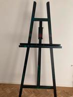 Mooie grote houten zwarte schildersezel, Hobby en Vrije tijd, Schilderen, Ophalen, Gebruikt, Ezel