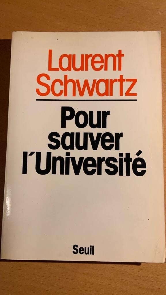 Pour sauver l’université - Laurent Schwartz, Ophalen of Verzenden