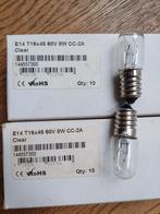 20x gloeilamp T16x45 60 Volt E14 fitting, Ophalen of Verzenden, Nieuw, E14 (klein), Gloeilamp