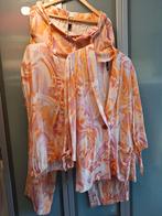 Compleet zomers pak, blouse, broek en blazer, Ophalen of Verzenden, Zo goed als nieuw