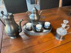 Tinnen koffie/thee set, Huis en Inrichting, Keuken | Servies, Ophalen, Overige materialen, Overige stijlen, Overige typen