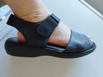 Ecco klittenband softbed sandalen 40 Zwart, Ecco, Verzenden, Zwart, Sandalen of Muiltjes