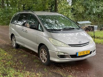 Toyota Previa 2.0 D-4d VAN Linea SOL 2004 grijs kenteken beschikbaar voor biedingen