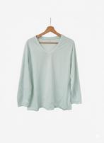 Grote Partij V-Truien Zacht Groen - Diverse Maten