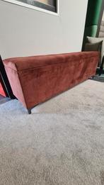 Nieuw voetbank bedksit fluwwel stof Tobacco kleur nieuw, Ophalen, Minder dan 50 cm, 125 cm of meer, Nieuw