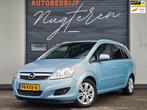 Opel Zafira 1.6 Cosmo|NL Auto|N.A.P|Half|7 PERS|2e Eigenaars, Auto's, Voorwielaandrijving, Zwart, 4 cilinders, Blauw
