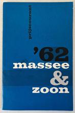 Prijscourant ’62 Massee & Zoon, Ophalen of Verzenden, Gelezen