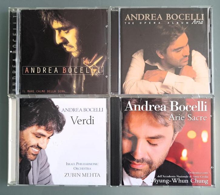 Cd's: Diverse CD's van Andrea Bocelli €5,-- ppst (8 stuks), Cd's en Dvd's, Cd's | Klassiek, Zo goed als nieuw, Vocaal, Ophalen