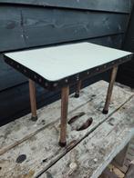Vintage Formica bijzettafel, Minder dan 50 cm, 50 tot 100 cm, Ophalen of Verzenden, Minder dan 50 cm