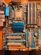 Gigabyte Moederbord met Intel i7-920, Ophalen, Gebruikt, LGA 1366, DDR3