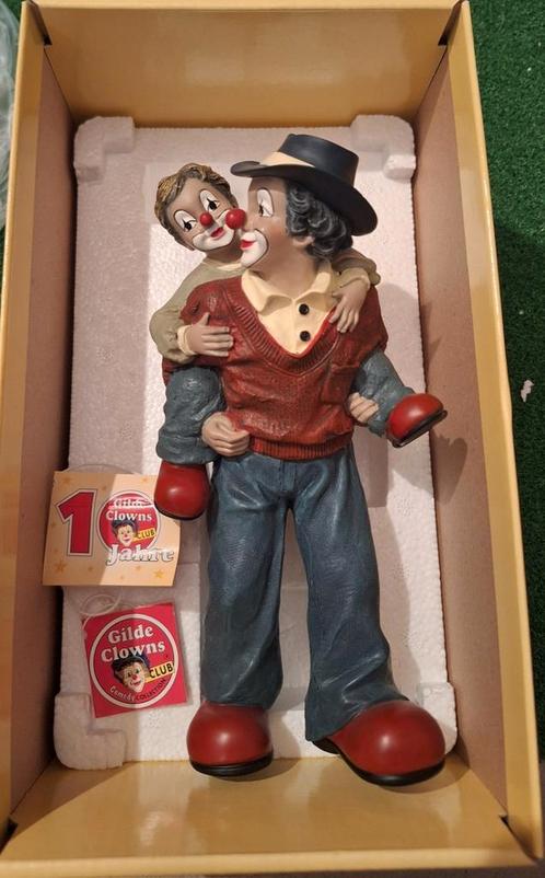 Gilde Clown Der Huckepack - origineel in doos, Verzamelen, Beelden en Beeldjes, Zo goed als nieuw, Ophalen
