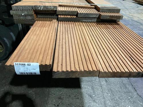 Hardhout-Angelim Vermelho-regels-planken-terrasdelen-steiger, Tuin en Terras, Palen, Balken en Planken, Nieuw, Planken, 180 tot 250 cm