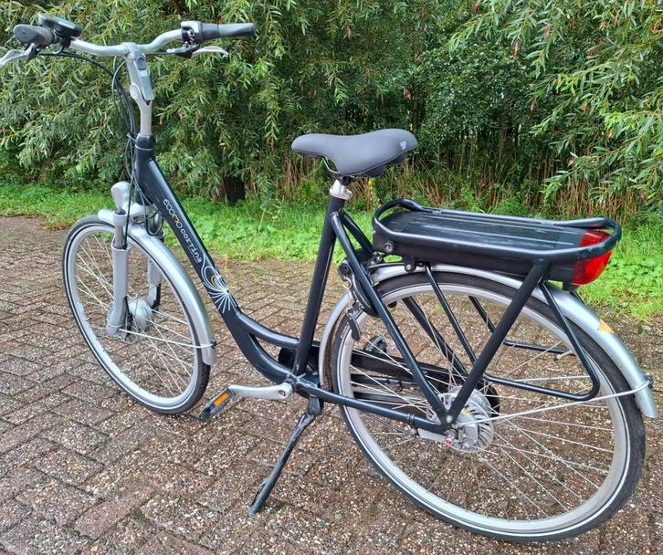 Leuke elektrische Cortina damesfiets, E-bike, 57 cm hoog✅️, Fietsen en Brommers, Fietsen | Dames | Damesfietsen, Zo goed als nieuw