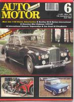 Auto Motor Klassiek 6 1997 Mini Clubman 1275 GT, Bentley S3, Ophalen of Verzenden, Nieuw, Overige merken