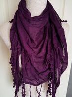 sjaals  Kleur : paars/Rood en zalm, Kleding | Dames, Ophalen of Verzenden, Zo goed als nieuw, Maat 46/48 (XL) of groter, Sjaal