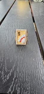 Te koop gouden heren ring kaarten en dollar teken 18 kt, Sieraden, Tassen en Uiterlijk, 20 of groter, Heer, Ophalen of Verzenden