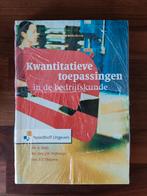 Kwantitatieve toepassingen in de bedrijfskunde, J.W. Wijbenga; E.T. Thijssen; A. Buijs, Ophalen of Verzenden, Zo goed als nieuw