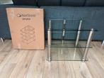 Glazen HiFi meubel (Norstone Epure 4), Huis en Inrichting, Kasten | Televisiemeubels, Ophalen, 50 tot 100 cm, Tijdloos, Minder dan 100 cm