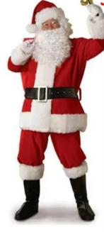 Kerstman Mascotte Pak te Huur, Ophalen of Verzenden, Zo goed als nieuw