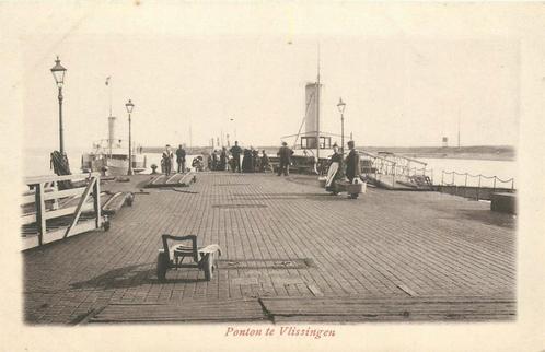 (701-214-049) Vlissingen Ponton, Verzamelen, Ansichtkaarten | Nederland, Zeeland, Verzenden