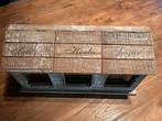 Vintage Houten Kruidenkastje - Salt, Herbs, Sugar, Ophalen, Gebruikt