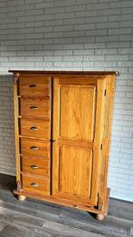 Wandmeubel met zowel ladekast als planken., Huis en Inrichting, Kasten | Wandmeubels, Ophalen, Gebruikt, 100 tot 150 cm, Minder dan 150 cm