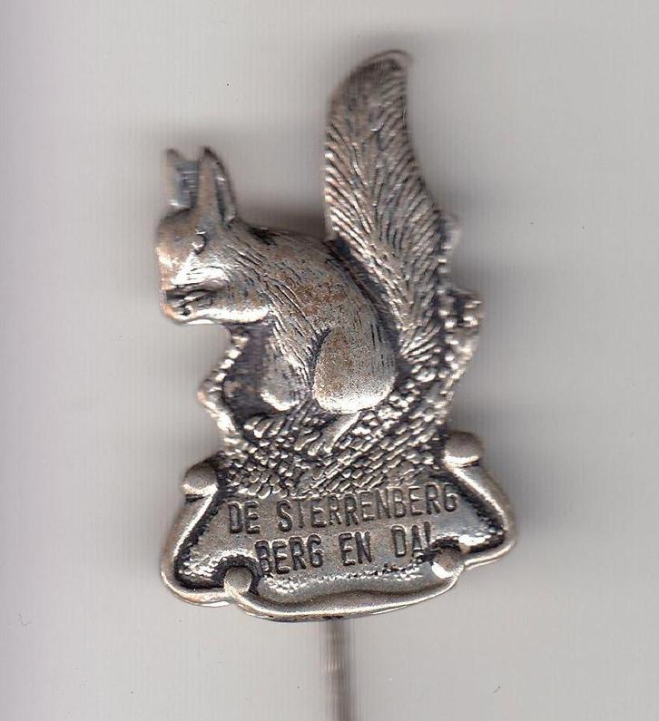 Berg en Dal de Sterrenberg Eekhoorn speldje, Verzamelen, Speldjes, Pins en Buttons, Gebruikt, Speldje of Pin, Overige onderwerpen