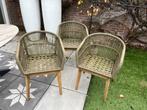 Tuinstoelen gratis, Tuin en Terras, Ophalen, Gebruikt, Hout