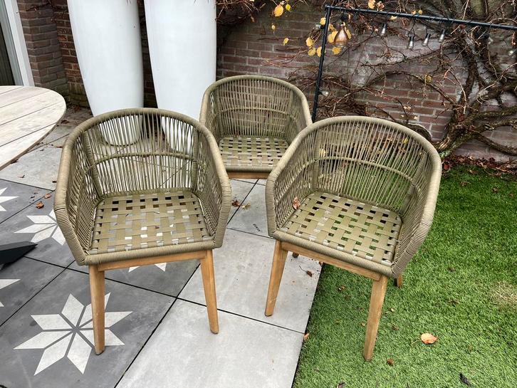 Tuinstoelen gratis, Tuin en Terras, Tuinstoelen, Gebruikt, Hout, Ophalen
