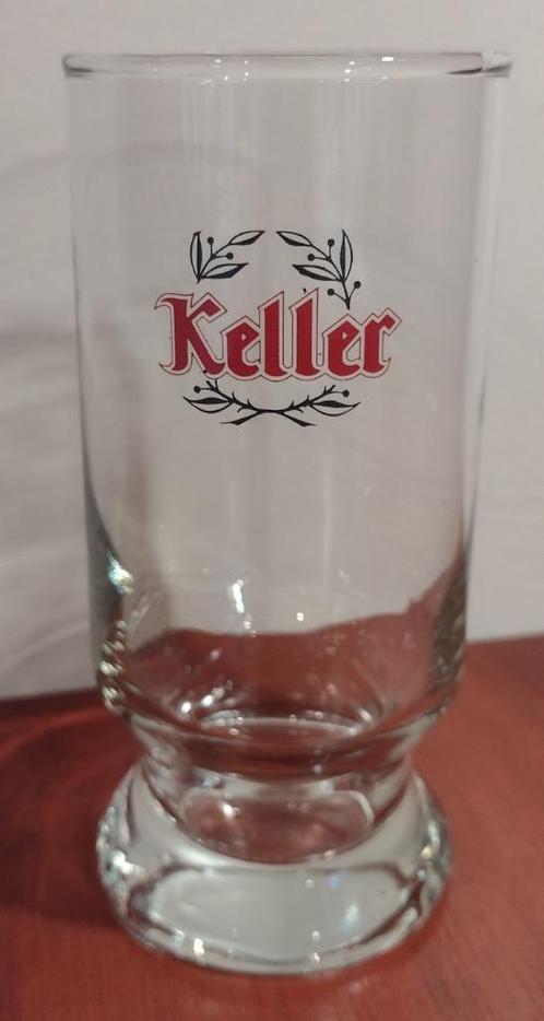 Keller Bierglazen De Vriendenkring Arcen Hertog Jan 25cl. (P, Verzamelen, Biermerken, Gebruikt, Glas of Glazen, Hertog Jan, Ophalen of Verzenden