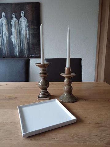 Te koop: 2 Lifestyle kandelaars en kaarsenbord - NIEUW beschikbaar voor biedingen