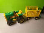 Tonka - Tractor met aanhanger [groen] 1/35, Hobby en Vrije tijd, Modelauto's | Overige schalen, Ophalen of Verzenden, Gebruikt