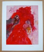 ## ARMANDO # Uniek Werk " Vrouw in Rood "30 Expl. Wereldwijd, Ophalen of Verzenden