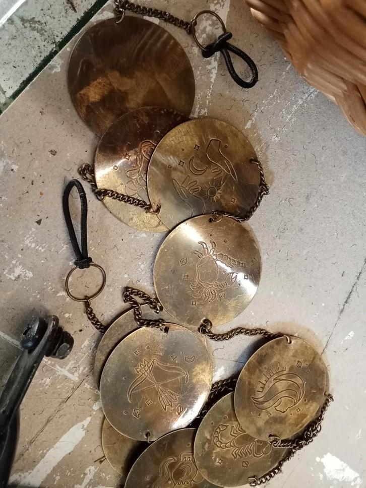 Sterrenbeeld Hanger/Ceintuur, Sieraden, Tassen en Uiterlijk, Armbanden, Gebruikt, Overige materialen, Goud, Met bedels of kralen