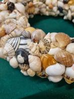 schelpen krans echte schelpen, Huis en Inrichting, Woonaccessoires | Overige, Ophalen of Verzenden, 'T Olde Gre-j, Info@toldegrej.nl