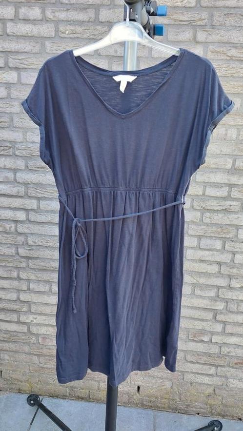 H&M zwangerschap jurk tuniek donkerblauw maat L, Kleding | Dames, Positiekleding, Zo goed als nieuw, Jurk, Maat 42/44 (L), Blauw
