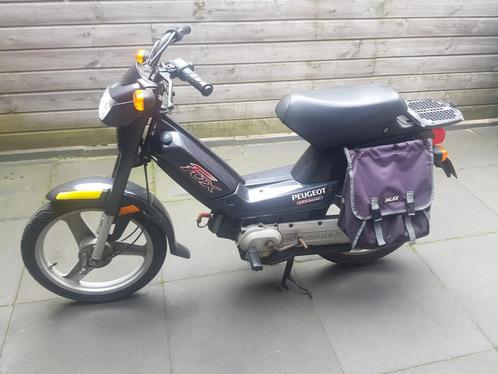peugeot fox bromfiets geel kenteken, Fietsen en Brommers, Brommers | Peugeot, Gebruikt, Ophalen