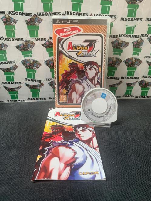 Street Fighter Alpha 3 Max - Essentials - PSP - Iksgames, Spelcomputers en Games, Games | Sony PlayStation Portable, Zo goed als nieuw