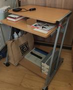 computertafel verrijdbaar, Huis en Inrichting, Ophalen, Met wielen, Gebruikt, Bureau